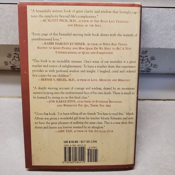 Tuesdays with Morrie : An Old Man, a Young Man and Life's Greatest Lesson - Picture 7 of 8